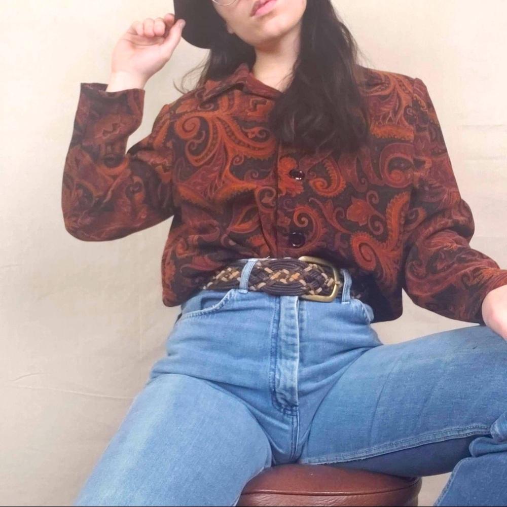 Vintage long sleeve button up